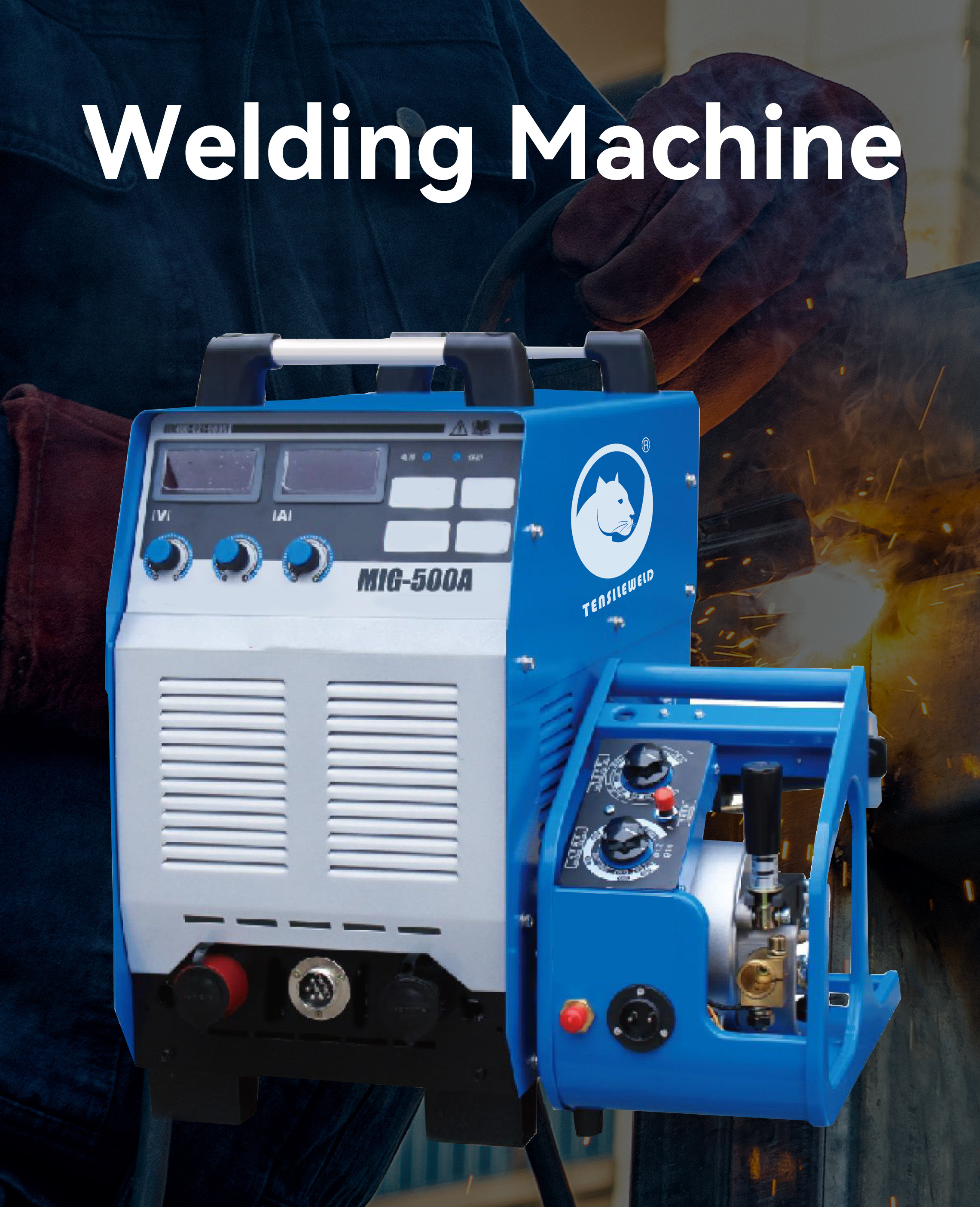 Industrial welding machine fully digital inverter double pulse arc Welders