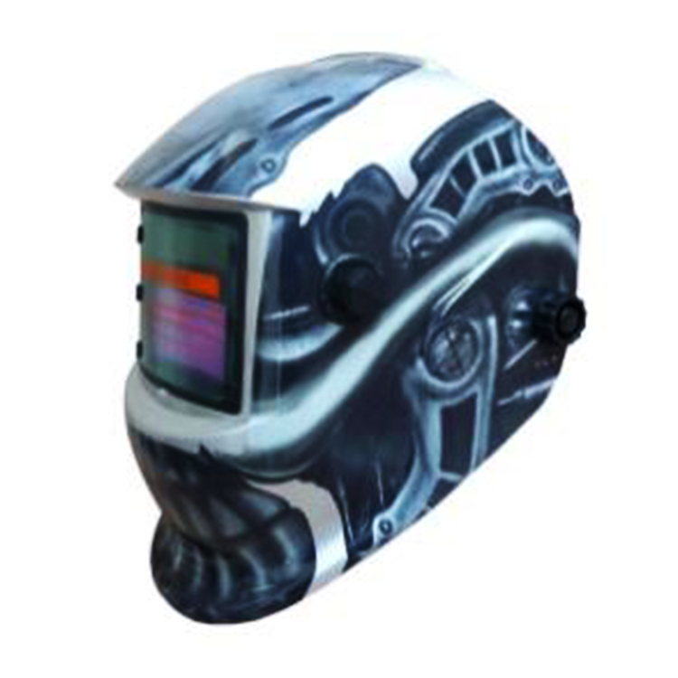 welding helmet with ventilation air fed welding helmet