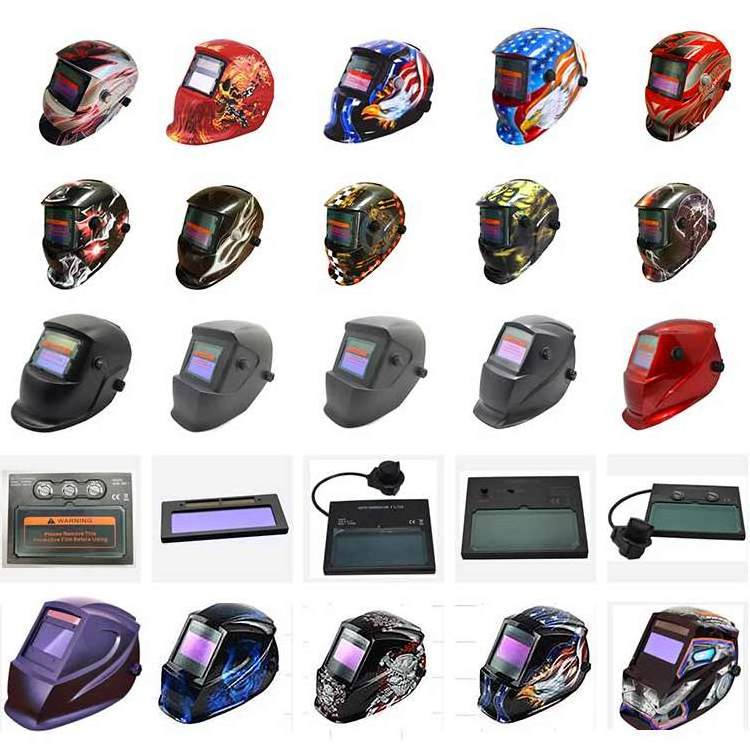 welding helmet with ventilation air fed welding helmet