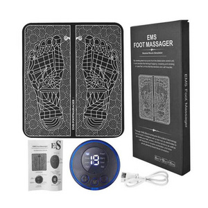 Hot Products TENS Massage Pad Feet Muscle Stimulator Massage Mat Electric Vibrating EMS Foot Massager