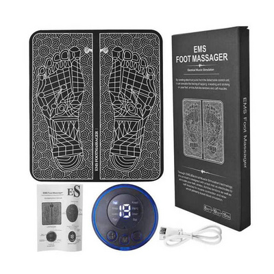 Hot Products TENS Massage Pad Feet Muscle Stimulator Massage Mat Electric Vibrating EMS Foot Massager