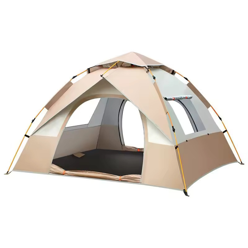 Superior Quality Wholesale Outdoor Custom Automatic Waterproof 2 Layers Family Camping Tent 4 Person