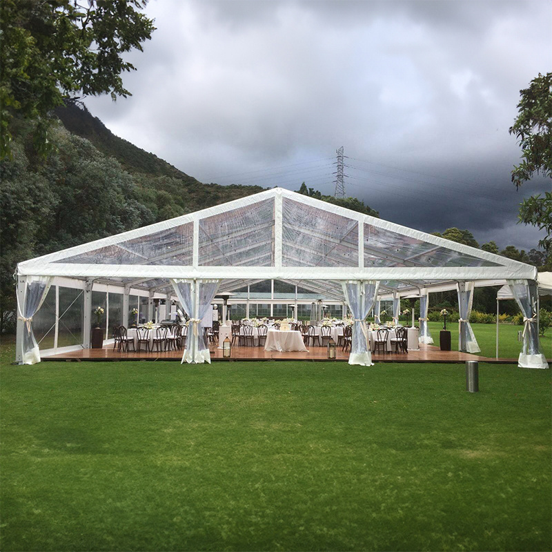 Custom Outdoor Transparent Event Aluminum Big Canopy Marquee Tents Outdoor 1000 M3 For Events 10X30 Wedding Tent