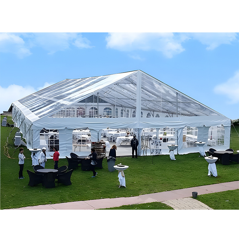 Larger Translucent Event 15X15 Event Tent Wedding For Events Party Heavy Duty For 50 Persons White Wedding Tent