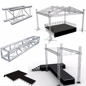 Bolt Type Aluminum Truss Display Light Truss Upright Line Array Speaker Lift Truss Stand Tower