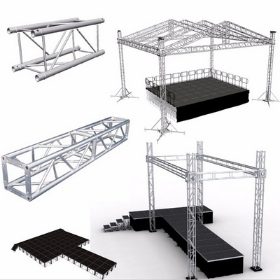 Bolt Type Aluminum Truss Display Light Truss Upright Line Array Speaker Lift Truss Stand Tower