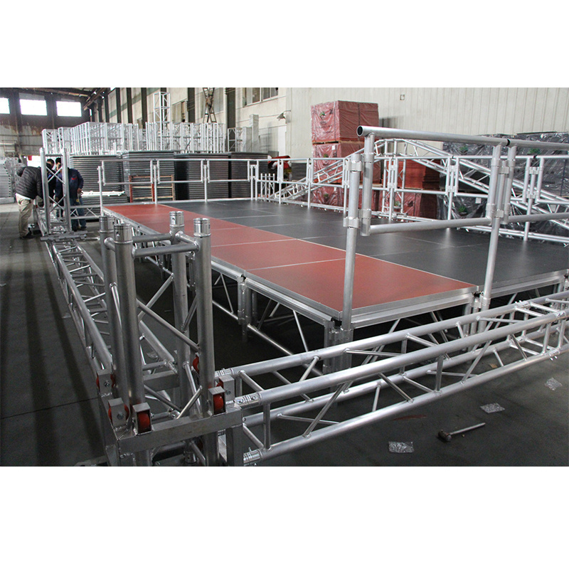 Bolt Type Aluminum Truss Display Light Truss Upright Line Array Speaker Lift Truss Stand Tower