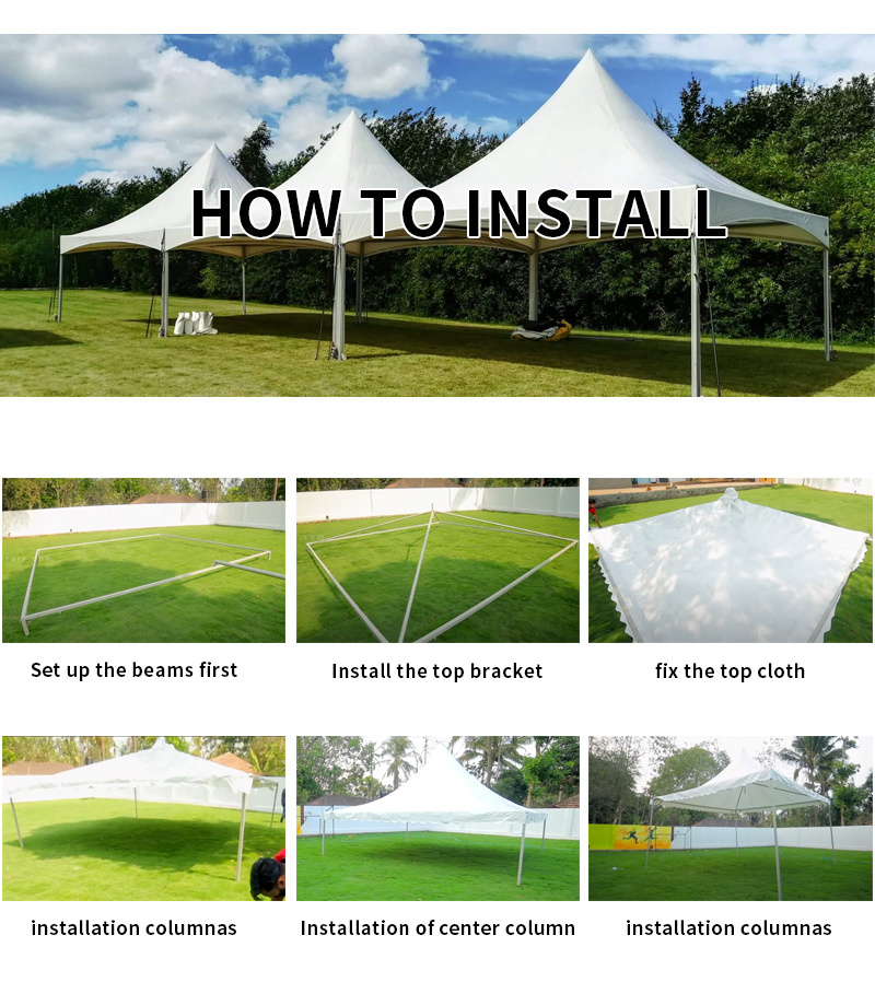 Carpas Para Eventos Party Tents For Events Sale 20X40 Wedding Event Canopy 20X20 Outdoor Tent Heavy Duty Pagoda Tent BestSuppliers