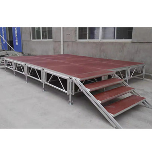 Concert Red Stage Design Concert Aluminum Music Party Stage Platform Sale For Outdoor Events Event Stage Platform