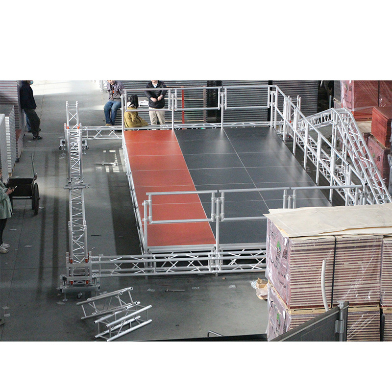 Bolt Type Aluminum Truss Display Light Truss Upright Line Array Speaker Lift Truss Stand Tower