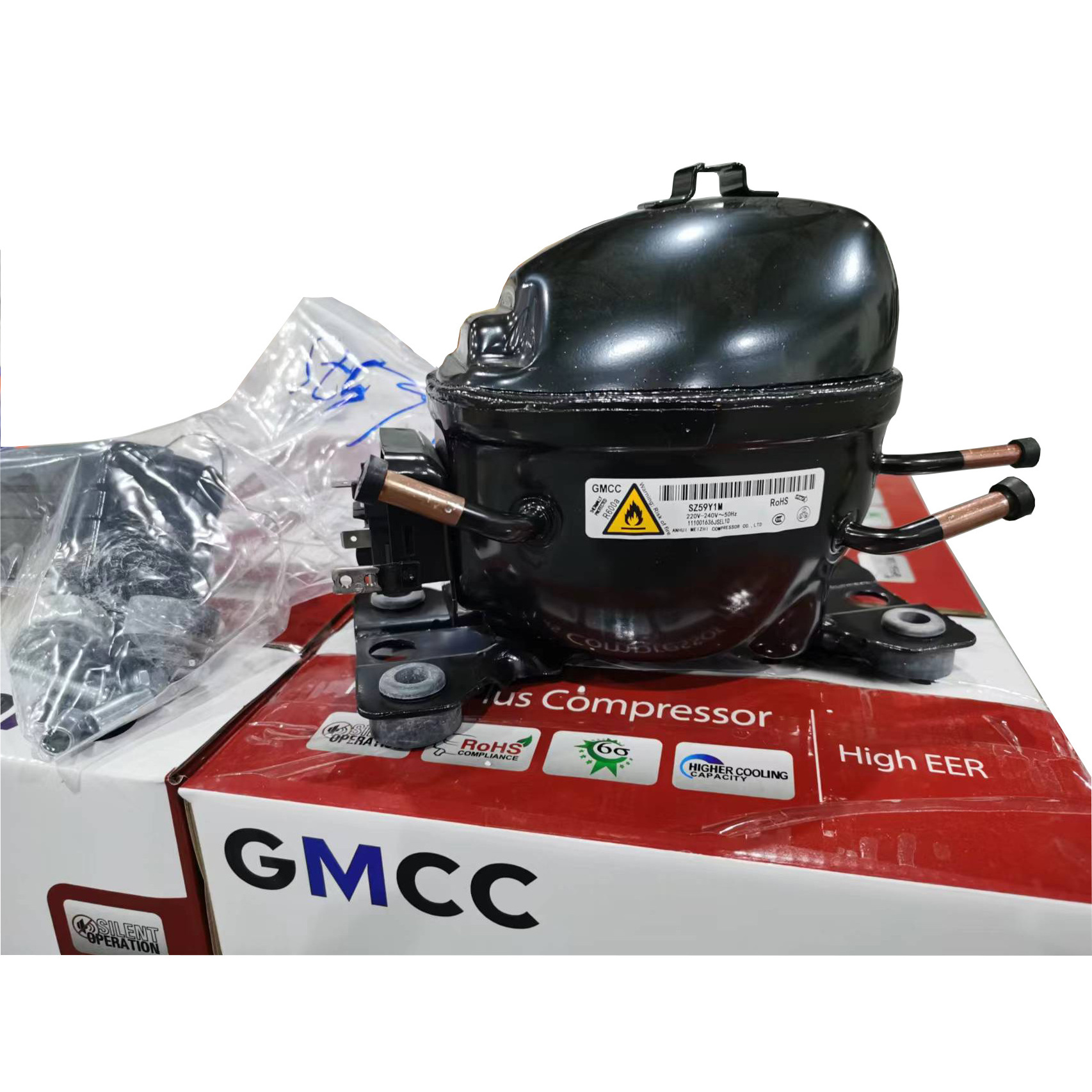 GMCC Toshiba Refrigerator compressor R600a low Price 1/8HP,1/6HP,1/5HP,1/4HP,1/3HP R134a individual separate carton