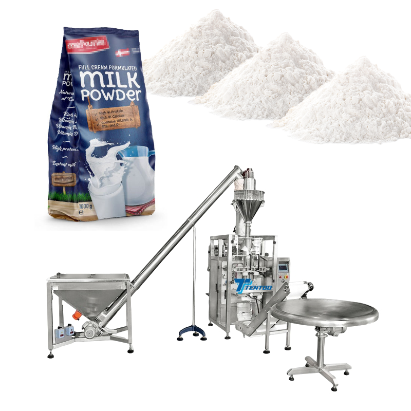 High accuracy automatic 1kg flour packaging machine cassava maize corn wheat flour milk powder packing machine