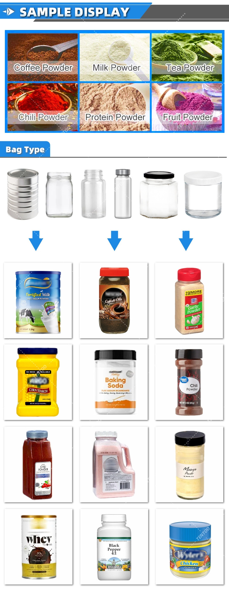 Automatic 20g 100g Spice Powder Filling Packing Machine Chili Powder Jar Filling Machine Pepper Powder Bottle Filling Machine