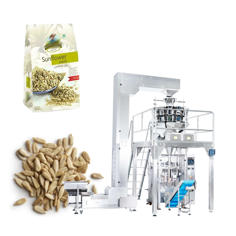 High speed automatic bag sachet granule melon watermelon flax seeds weighing packing machine