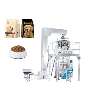 High accuracy automatic standing up pouch snack dry pet cat dog food packing machine