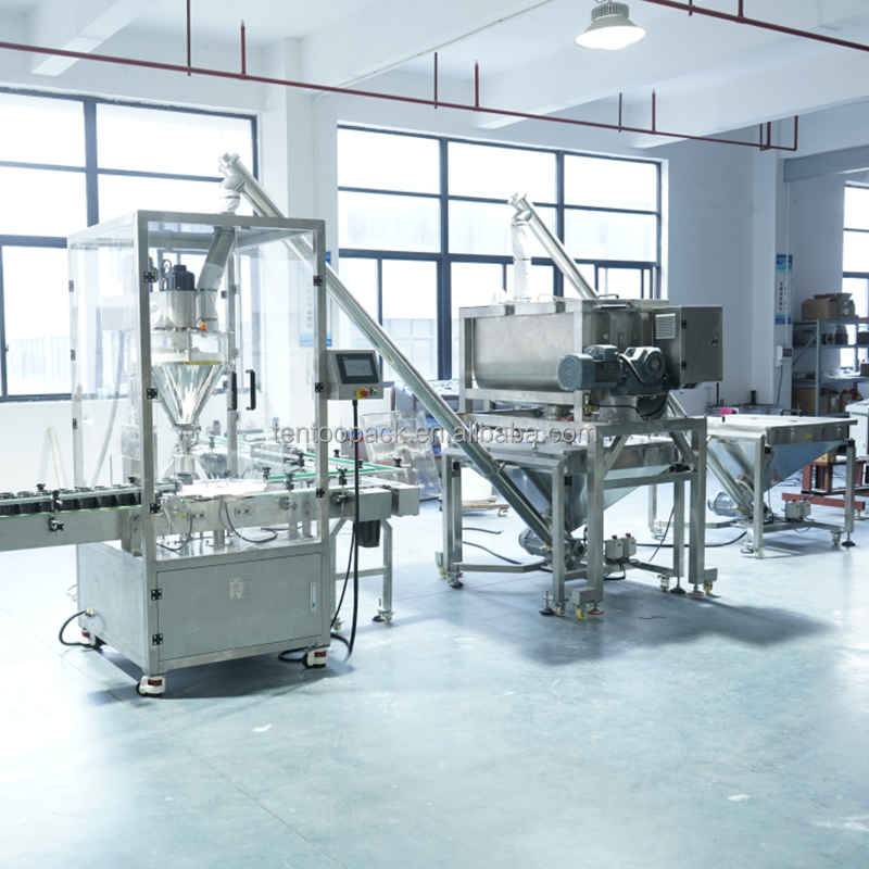 High precision instant coffee production line whey milk protein powder filling machine