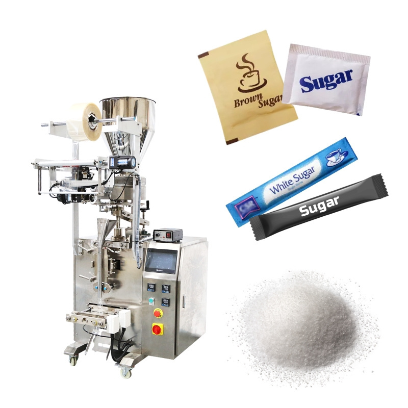 Multifunction automatic weighing sugar salt pepper granules sachet filling and packing machine