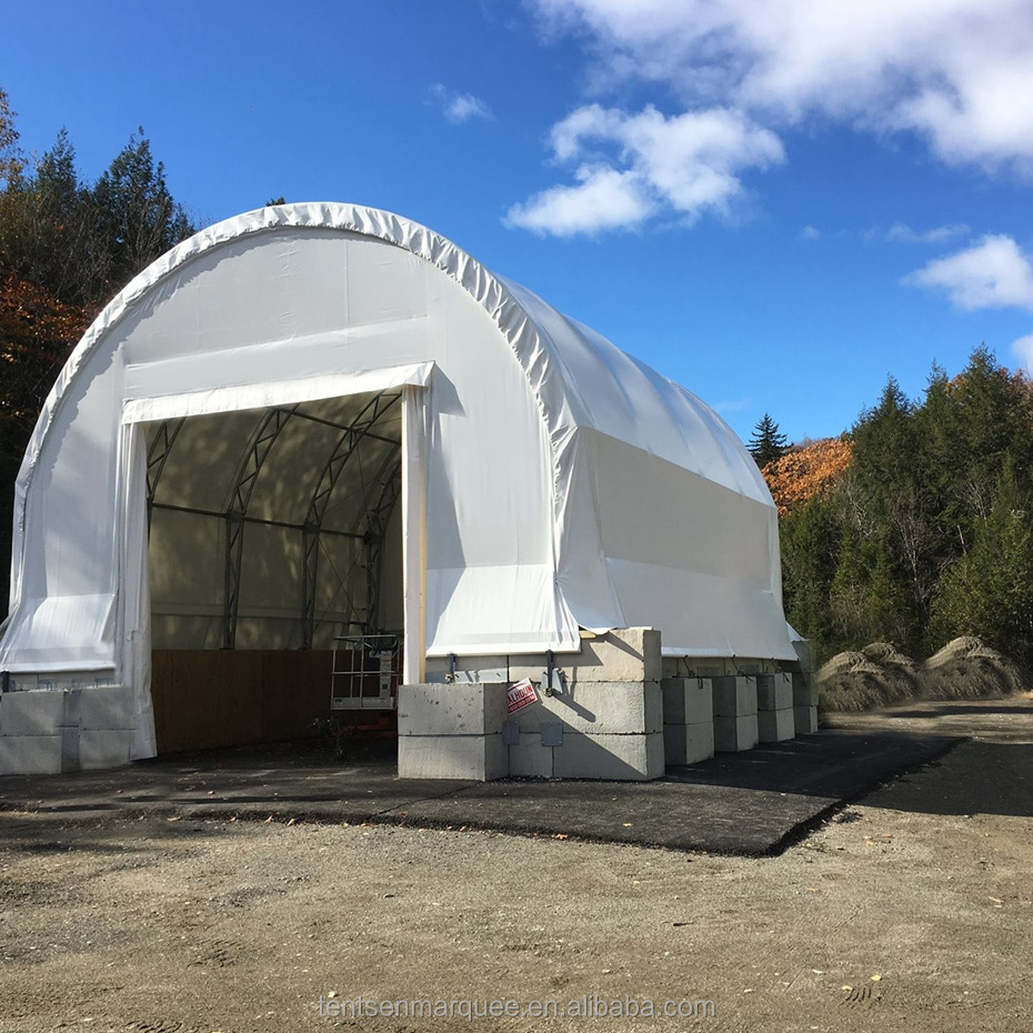 22x36m OEM/ODM 100-150kmH Wind Load chicken shed car parking tent shelter steel hangar aircraft for sale