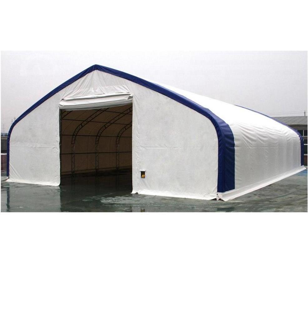 80-100km wind metal frame hot galvanized steel tube 8x12m  container dome shelter for sale from factory directly