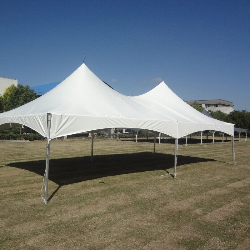 Commercial Party Canopy Tent 15x30 FT White High Peak Frame All Weather Gazebo