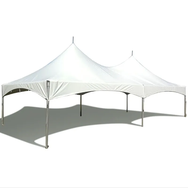 Commercial Party Canopy Tent 4x6 FT White High Peak Frame All Weather Gazebo