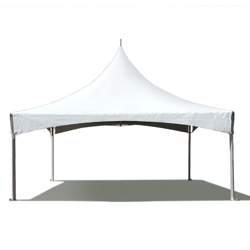 20x20  High Peak Frame Style Party Tent White Commercial Grade Canopy for Weddings, Graduations, Parties, and Events