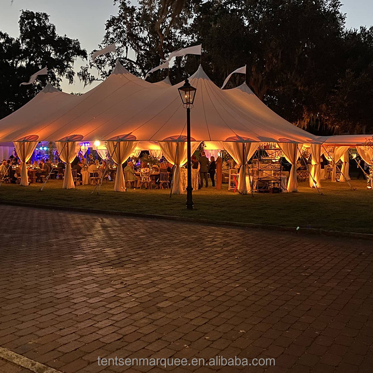 Top Fashion 10M X 20M Marquee Tent In Canada 100 Seater Sperry Sailcloth For Sale