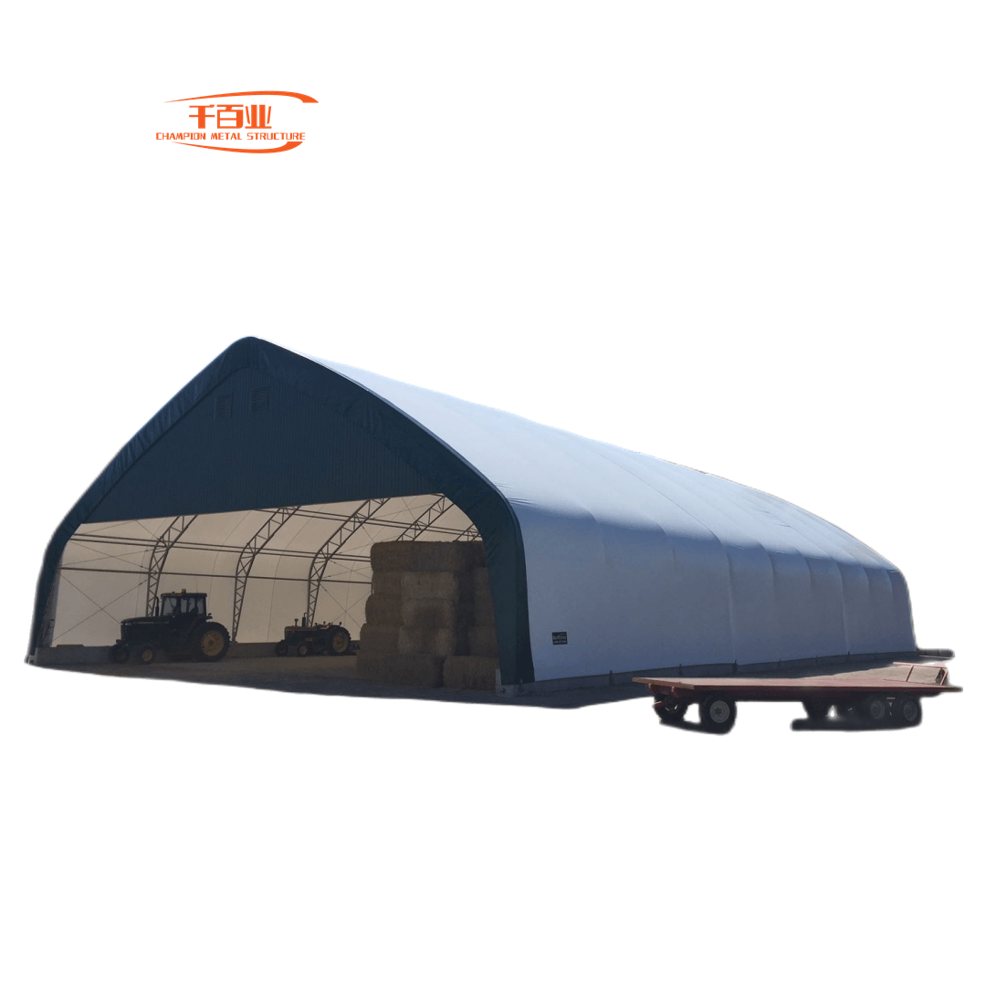 40ft sea excavation shipping double truss container dome emergency shelter end walls for sale in New Zealand