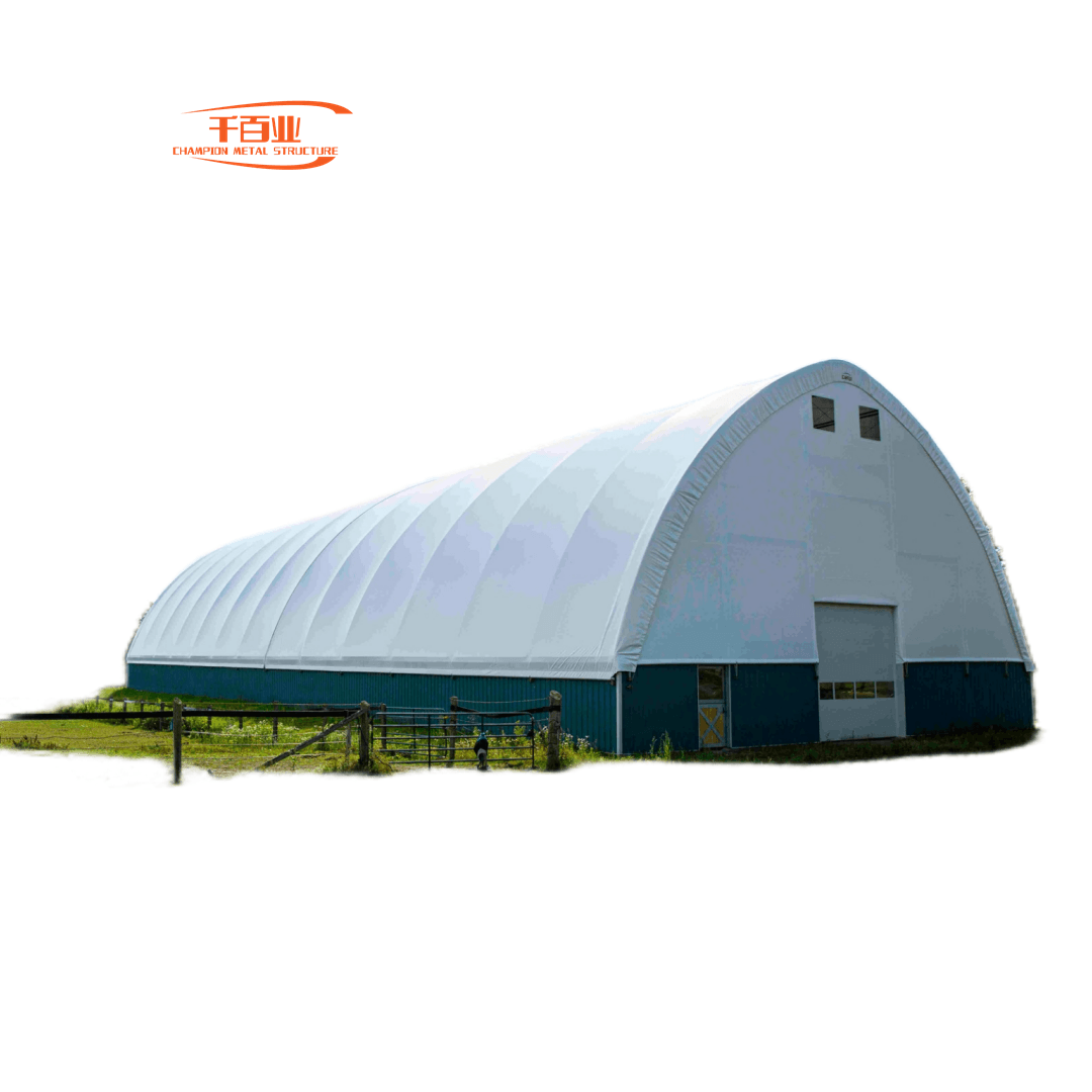 40ft sea excavation shipping double truss container dome emergency shelter end walls for sale in New Zealand