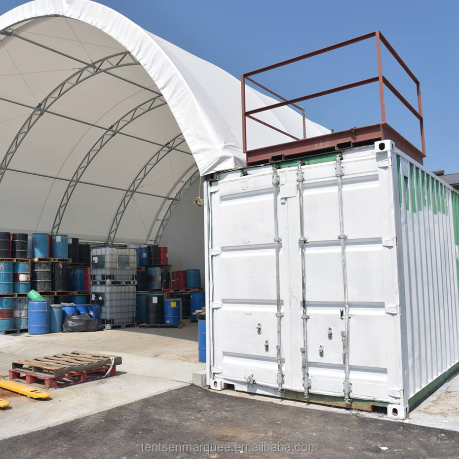 22x36m OEM/ODM 100-150kmH Wind Load chicken shed car parking tent shelter steel hangar aircraft for sale