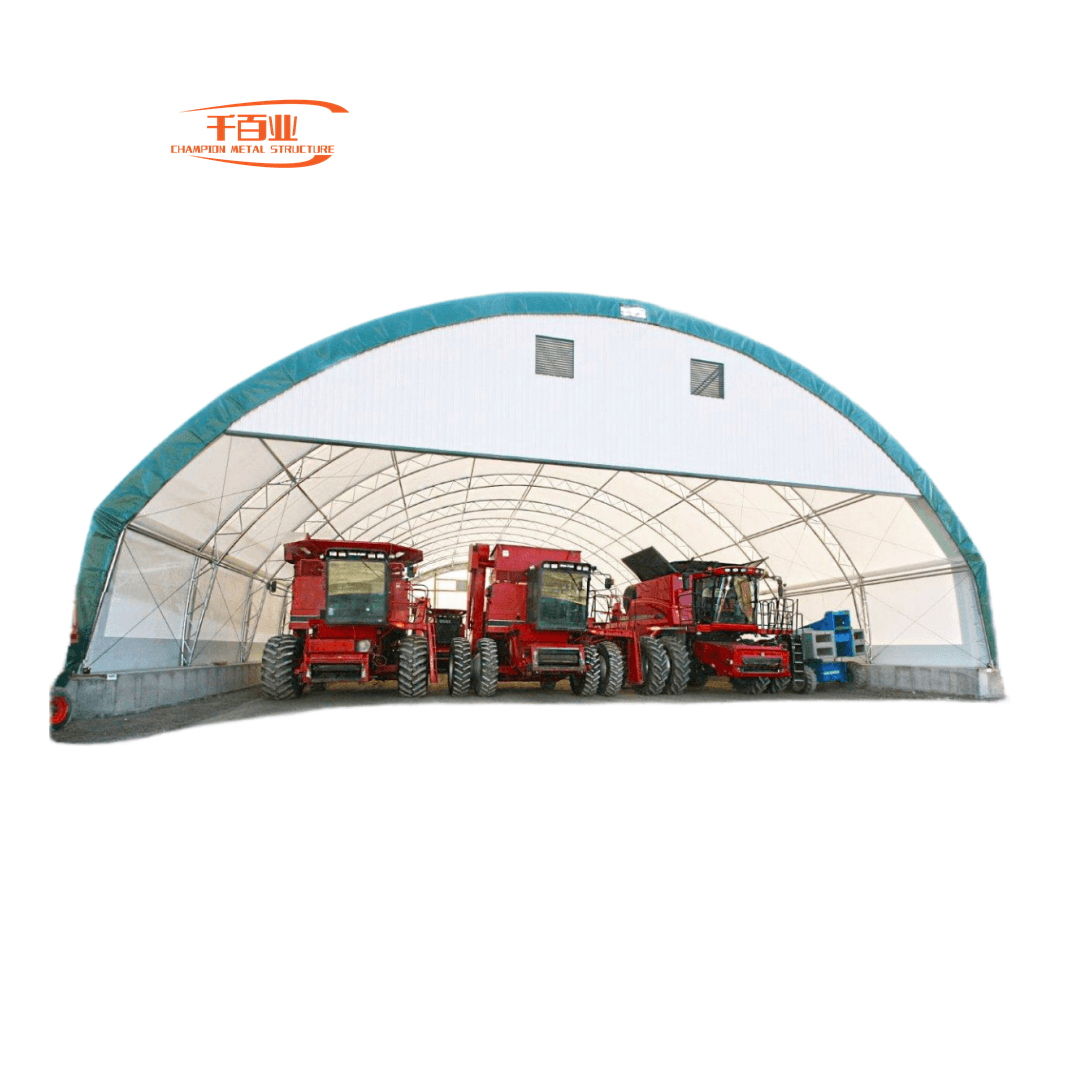 Best Price Farm Shed Steel Structure 20Ft 40Ft 70Ft Fabric Container Tent Shelter Dome