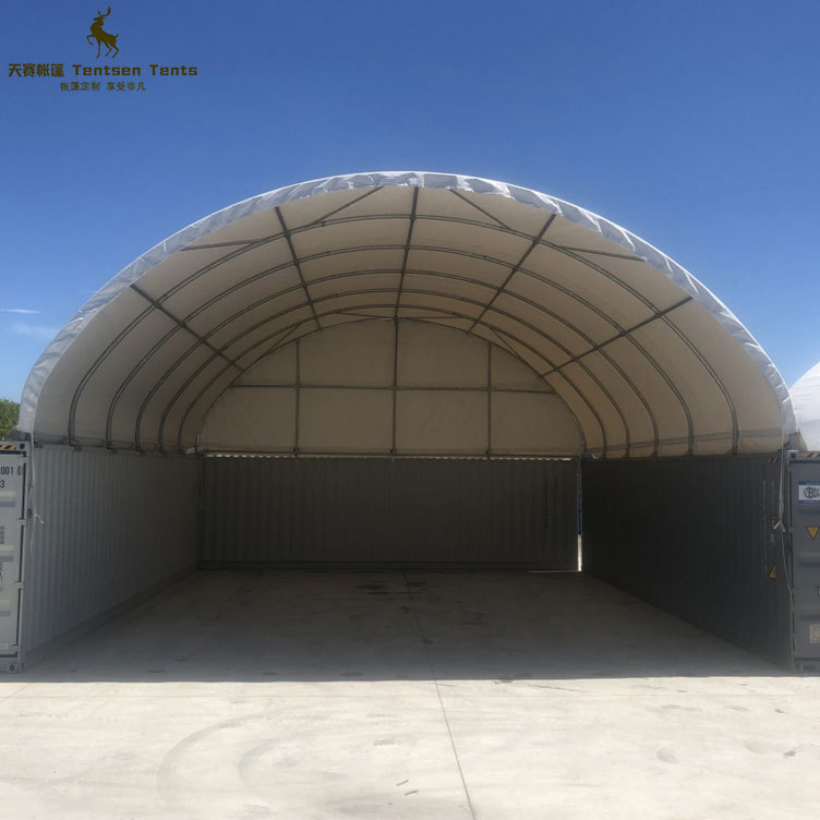 C4040 Custom size 12x12m steel frame car shelter container shelter For sale