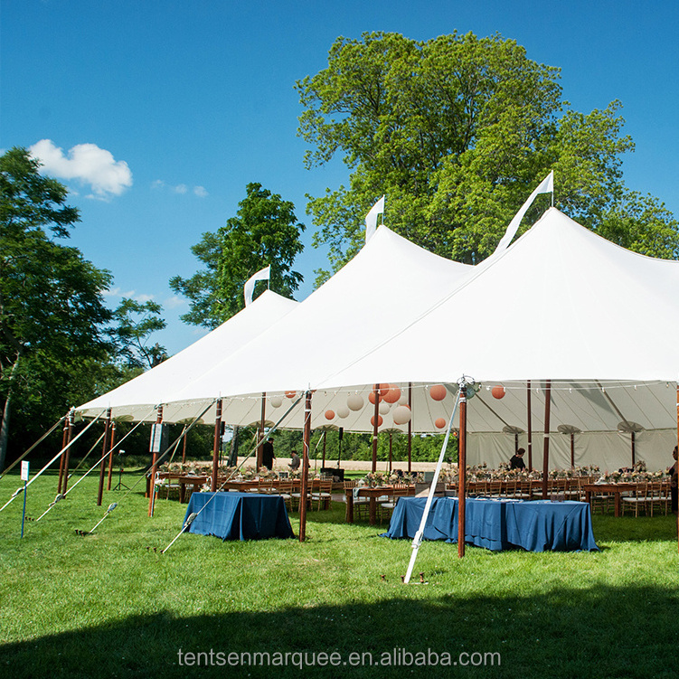 Top Fashion 10M X 20M Marquee Tent In Canada 100 Seater Sperry Sailcloth For Sale