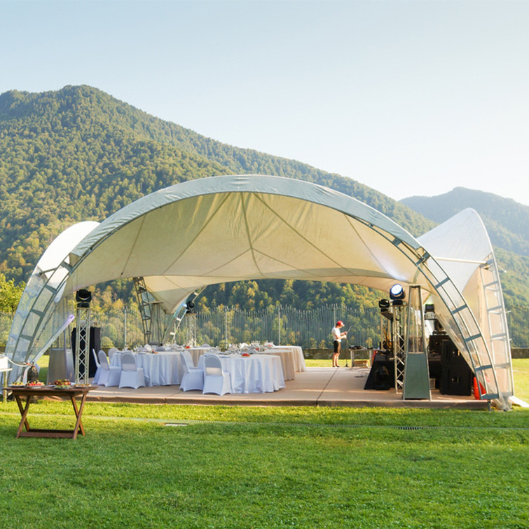 0.55kn wind loading 100 Seats Events supplies party tent aluminum marque outdoor event tent for wedding