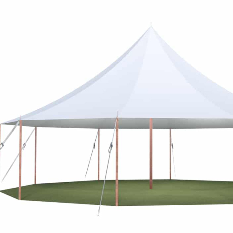 300 Seating Sperry Sailcloth Fire Waterproof Events Wedding Party Promotion Pole Inflatable Party Tent