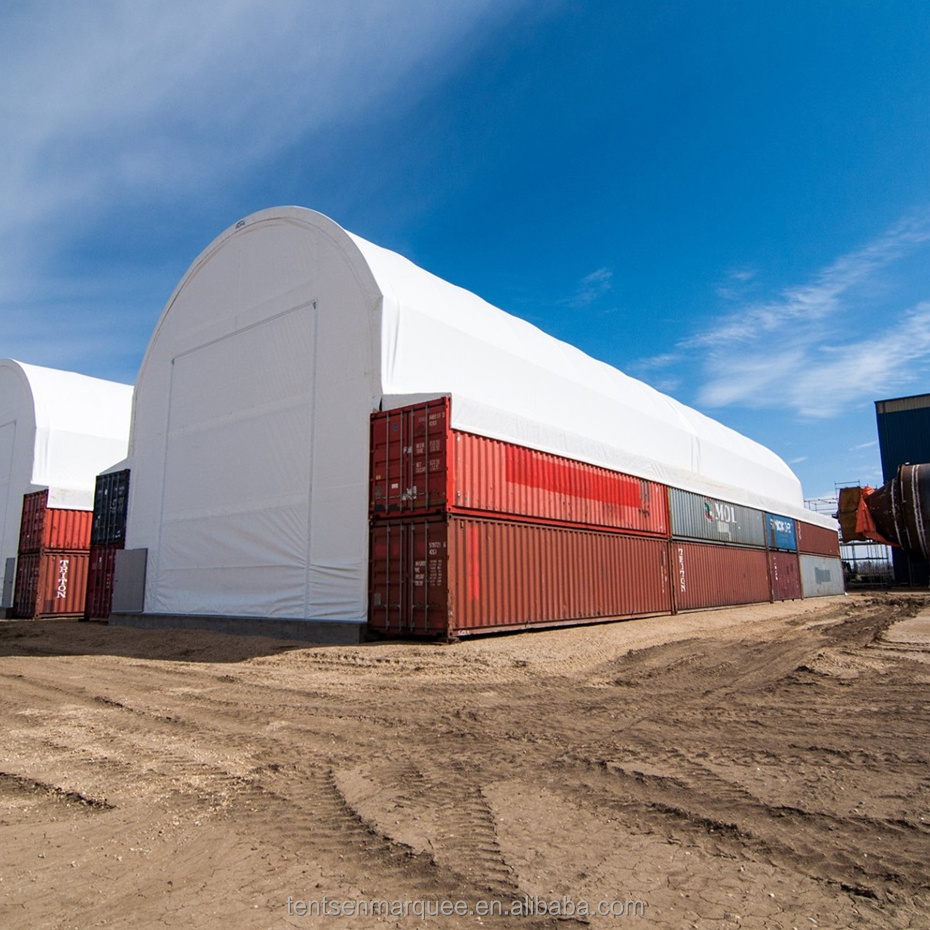 22x36m OEM/ODM 100-150kmH Wind Load chicken shed car parking tent shelter steel hangar aircraft for sale