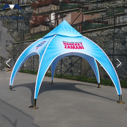 Factory direct sale cheap firm structure metal dome tent with customized logo outdoor event durable steel frame arch dome gazebo