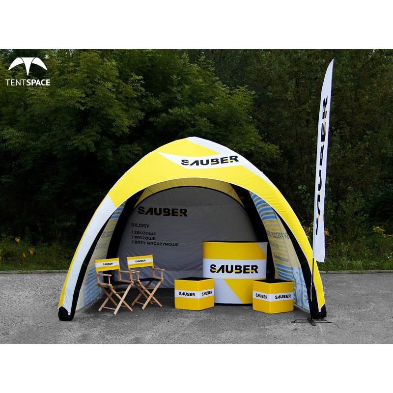 10ft 20ft free design inflatable event tent with customized logo 400D oxford fire resistant air dome canopy for branding events