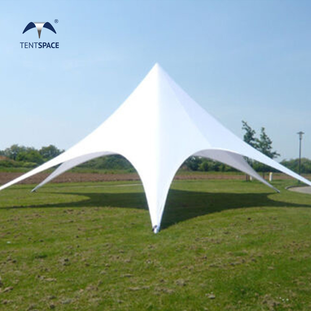 large star luxury hotel tent An ti UV outdoor canopy tent heat transfer printing big tent outdoor event for outdoor event