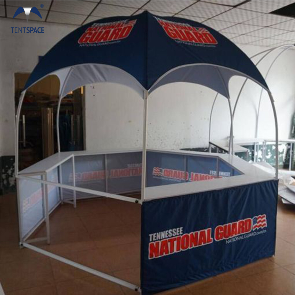 Promotional hexagonal vendor tent for food festival drink street food tent for outdoor event