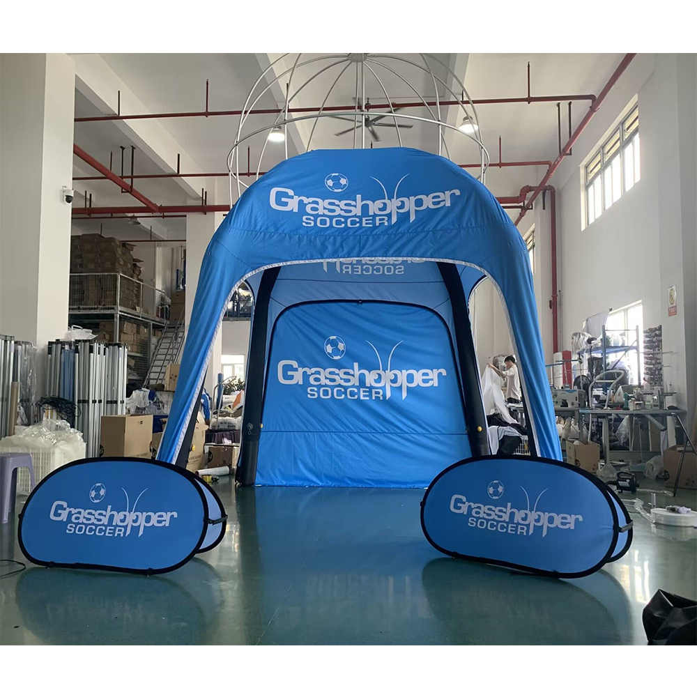 New Style Windproof Inflatable TPU Liner Outdoor Inflatable Canopy Spider Tent