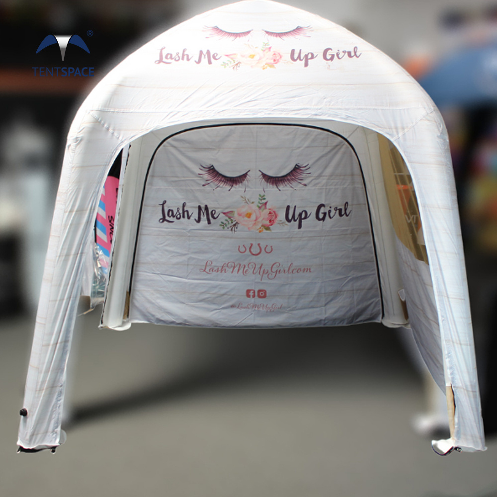 An-ti UV inflatable camping tent logo design canopy tents Custom free service outdoor tents exhibition for Athletic fair