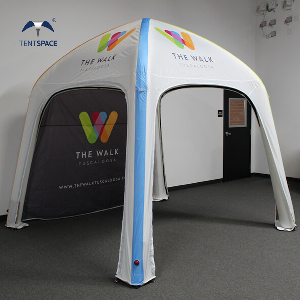 An-ti UV inflatable camping tent logo design canopy tents Custom free service outdoor tents exhibition for Athletic fair