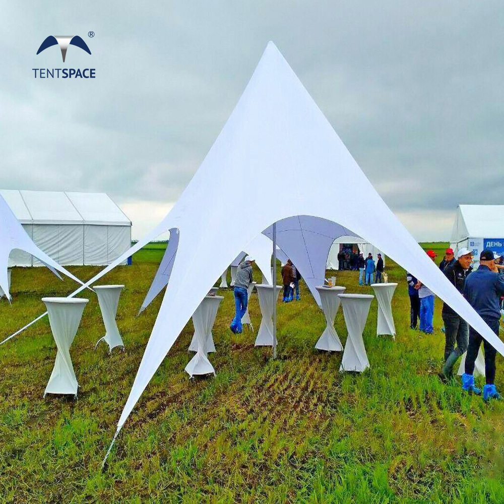 large star luxury hotel tent An ti UV outdoor canopy tent heat transfer printing big tent outdoor event for outdoor event