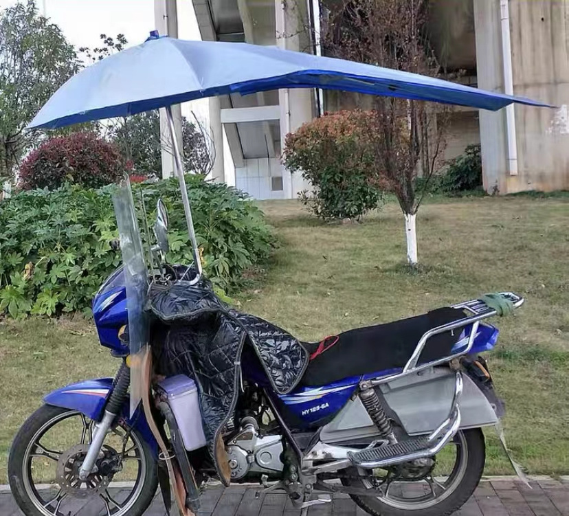 promotional outdoors motorcycle bike car umbrella sun shade with custom logo printing cars umbrellas for the rain waterproof