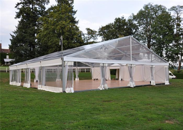 custom hot sale outdoor aluminum heavy duty high peak pole 20x30 clear roof party wedding tent event mobile tents for events