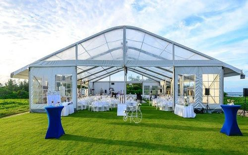 custom 1000 or 500 people capacity large heavy duty 10x20 white clear event party tent outdoor canopy tents for wedding events