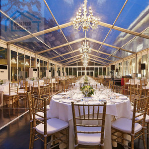 High Quality Luxury Outdoor Transparent Clear Roof wedding  Marquee Party Wedding Tent