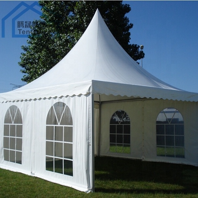 High quality 3x3m 4x4m 5x5m 6x6m aluminum pvc pagoda tent for sale