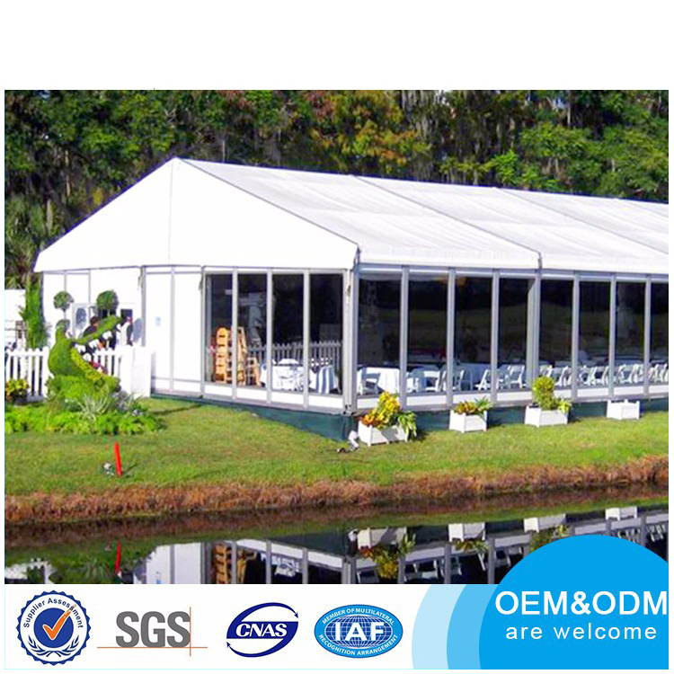 Huge white 300 people capacity large 20x50 event party marquee tent 20x20